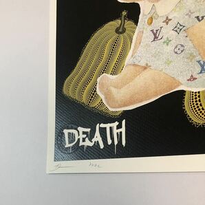 DEATH NYC アートポスター 世界限定100枚 奈良美智 ロッタちゃん NARAYOSHITOMO ポップアート 草間彌生 かぼちゃ ポスター 現代アート の画像3