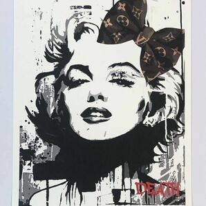 DEATH NYC アートポスター 世界限定100枚 マリリンモンロー Marilyn Monroe ポップアート バンクシー ウォーホル ヴィトン 現代アート POPの画像1