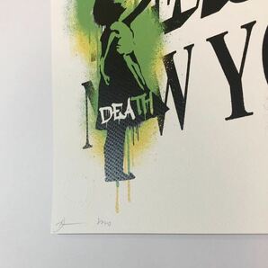 DEATH NYC アートポスター 世界限定100枚 Banksy バンクシー 風船少女 草間彌生 かぼちゃ ポップアート ニューヨーク 現代アート 限定 ARTの画像3