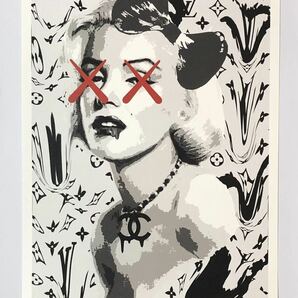 DEATH NYC アートポスター 世界限定100枚 ポップアート マリリンモンロー Marilyn Monroe アンディウォーホル ヴィトン カウズ 現代アート の画像2