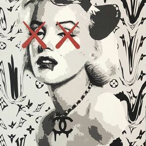 DEATH NYC アートポスター 世界限定100枚 ポップアート マリリンモンロー Marilyn Monroe アンディウォーホル ヴィトン カウズ 現代アート の画像4