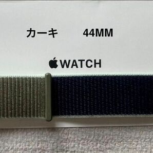 Apple Watch 純正バンド 44mm カーキ スポーツループ MWU12FE/A　