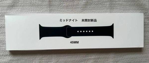 Apple Watch 45mm 純正バンド ミッドナイトスポーツバンド - レギュラー MKUQ3FE/A 未開封新品