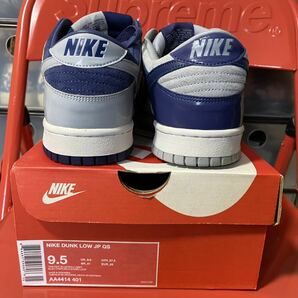 ＜1円〜2回使用・送料無料＞NIKE atmos DUNK LOW JP QS MISMATCHED AA4414-401 US9.5 ナイキ アトモス ダンクロー 抽選販売購入の画像6