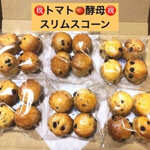 発酵菓子　自家製トマト酵母　スリムスコーン　チョコチップ　手作り　焼き菓子