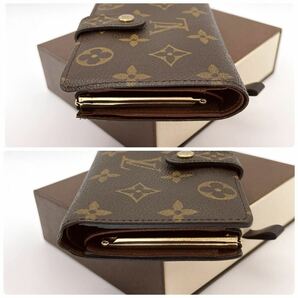 ★極美品★付属品付★【A353】LOUIS VUITTON ルイヴィトン モノグラム ポルトモネ ヴィエノワ がま口財布 二つ折り財布 M61674/CA1001の画像8