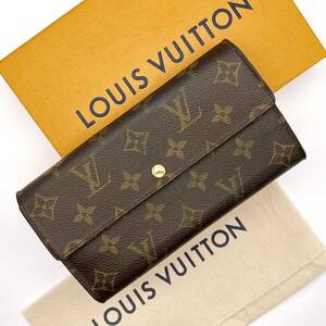 ★中美品★【A336】Louis Vuitton ルイヴィトン モノグラム ポルトフォイユ サラ 長財布 カードポケット6 M61734/TH0014