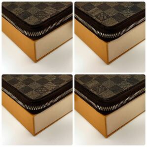 ★美品★【A421】LOUIS VUITTON ルイヴィトン ダミエ ジッピーウォレットラウンドファスナー 長財布 N41661/VI0017の画像10