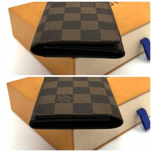 ★未使用に近い極美品★【A423】LOUIS VUITTON ルイヴィトン ダミエ アンヴェロップカルトドゥヴィジットカード入れ 名刺入れN62920/CA1003の画像8