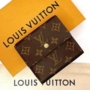 ★美品★【A403】LOUIS VUITTON ルイヴィトン モノグラム ポルトモネ ビエ カルトクレディ 両面開き Wホック財布 M61652/SP0973