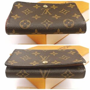 ★正規品★【A349】LOUIS VUITTON ルイヴィトン 二つ折り財布モノグラム ポルトモネビエ トレゾール L字ファスナー M61730/RA0948の画像7