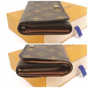 ★正規品★【A349】LOUIS VUITTON ルイヴィトン 二つ折り財布モノグラム ポルトモネビエ トレゾール L字ファスナー M61730/RA0948の画像8