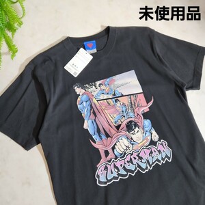 アメコミ・スーパーマン Tシャツ 黒 Mサイズ 漫画 イラスト 83225