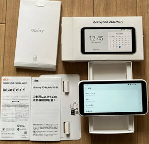 ★★5Gモバイルルーター Wi-Fi ギャラクシー Galaxy 5G Mobile Wi-Fi SCR01 (中古)★★