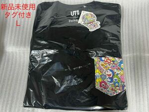 ☆ Новое неиспользованное ☆ Uniqlo x Doraemon x Takashi Murakami Collaboration T -Fork Rare Size l