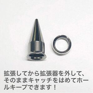 2G×1セット 2in1 拡張器 ネジ式 ダブルフレア ボディピアスの画像3