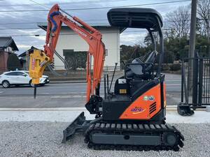 * HITACHI{ZX17U-2}* speed * breaker piping, extra breaker attaching * changeable legs . earth board *4way multi *2012 year 