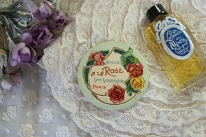 フランスアンティーク ＊サボンラベル savon a la rose