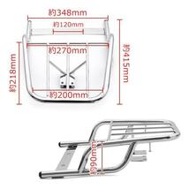 スーパーカブ50 スーパーカブ110 クロスカブ50 クロスカブ110 リア キャリア 増設 鏡面ステンレス 後部 荷台 延長 フラットラック YT944_画像2