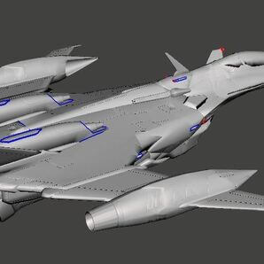 1/144 YF-29 デュランダル 3Dプリント Durandal 未組立 宇宙船 宇宙戦闘機 Spacecraft Space Ship Space Fighter SFの画像3