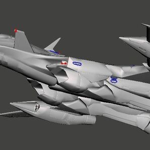 1/144 YF-29 デュランダル 3Dプリント Durandal 未組立 宇宙船 宇宙戦闘機 Spacecraft Space Ship Space Fighter SFの画像4