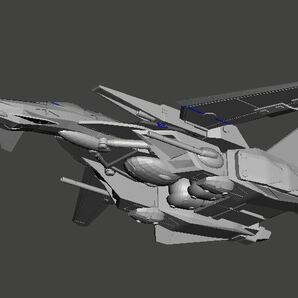 1/144 VA-1SS メタルサイレーン 3Dプリント Metal Siren 未組立 宇宙船 宇宙戦闘機 Spacecraft Space Ship Space Fighter SFの画像3