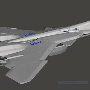 1/144 YF-30 クロノス 3Dプリント CHRONOS 未組立 宇宙船 宇宙戦闘機 Spacecraft Space Ship Space Fighter SFの画像3