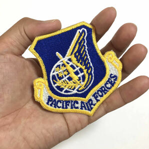 米軍実物デッド/ミリタリー/ワッペンUSAF Pacific Air Forces PACAF 太平洋空軍 アメリカ空軍 新品デッドストック未使用Deadstockの画像1