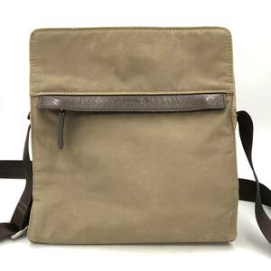 [ agnes b.] shoulder bag Brown khaki tea Agnes B bag lady's 