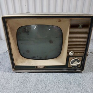  Showa Retro retro that time thing Toshiba Brown tube tv vacuum tube tv Brown tube antique Junk cheap selling out start t