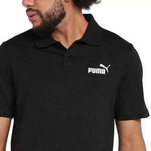 * стоимость доставки 390 иен возможность товар Puma PUMA новый товар мужской casual ESS джерси - рубашка-поло с коротким рукавом Polo чёрный [586676011N-XXL] US три 0 *QWER*