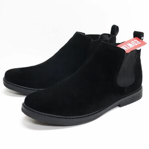 * Edwin EDWIN new goods men's great popularity side-gore boots is ikatto suede shoes boots shoes black 27CM[EDW7805-BLK-270] one 10 *QWER