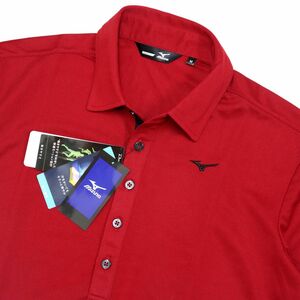 * postage 390 jpy possibility commodity Mizuno Golf MIZUNO GOLF new goods men's . sweat speed . polo-shirt with short sleeves M size [52JA706063-M] one three .*QWER QQAA-20