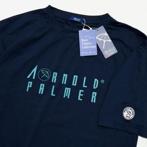 ●送料390円可能商品 アーノルドパーマー ARNOLD PALMER 新品 メンズ シンプル 半袖 Tシャツ 紺 XXL [4091861-75-3L]一 三 零★QWER★