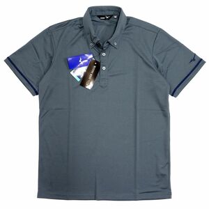 ●送料390円可能商品 ミズノ ゴルフ MIZUNO GOLF 新品 メンズ 吸汗速乾 ボタンダウン ポロシャツ [52JA905208-XL]一 三 参★QWER QQAA-20