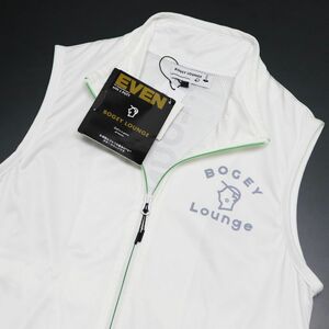 ●送料390円可能商品 ボギーラウンジ ゴルフ EVEN BOGEY LOUNGE GOLF 新品 メンズ ベスト ジャケット 白[2M101346BG-09-L]一 二 弐★QWER