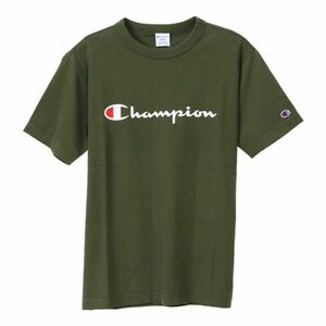 ●送料390円可能商品 チャンピオン Champion 新品 定番 肌触り◎ ビッグロゴ コットン 半袖 Tシャツ [C3P302-570] 三 零★QWER★