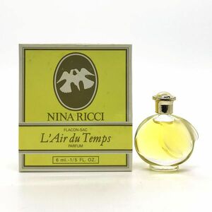 NINA RICCI ニナ リッチ レール デュタン L'AIR DU TEMPS パルファム 6ml ☆残量ほぼいっぱい.送料220円