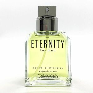 CALVIN KLEIN カルバン クライン エタニティ フォーメン ETERNITY FOR MEN EDT 100ml ☆残量ほぼいっぱい　送料510円