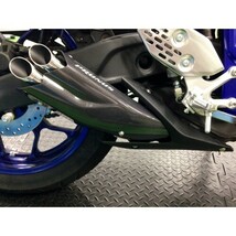 【美品】PRUNUS スリップオンマフラー YZF-R25/YZF-R3/MT-25/MT-03 ワイズギア Y’S GEAR カーボン プラナス GPレーサー風_画像1