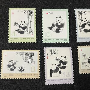 SM0604-18I オオパンダ(2次) 革14 6種完 1973年 (57)(58)(59)(60)(61)(62) タトゥ付き 大熊猫 中国切手 の画像3