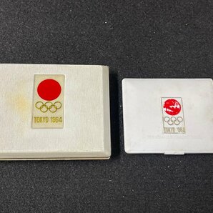 KK0603-80I オリンピック東京大会 記念メダル 1964年 2枚セット 丹銅金メッキ/銅 TOKYO 1964の画像8