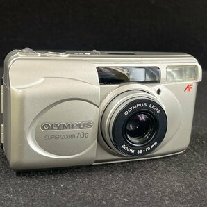 MK0603-111I ゆうパック着払い OLYMPUS SUPER ZOOM 70G 38-70ｍｍ コンパクトカメラ オリンパス フィルムカメラの画像1