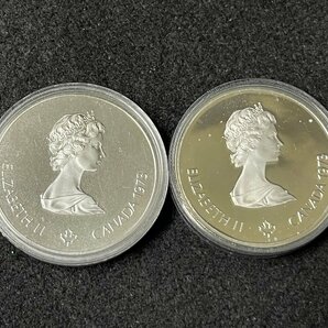 SM0604-8I カナダモントリオールオリンピック 記念コイン 1973年 10ドル×2枚 5ドル×2枚 4枚セット 硬貨 ケース付きの画像7