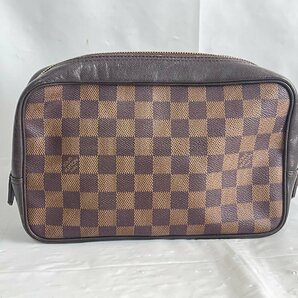 ST0604-48I ゆうパック着払い LOUIS VUITTON ダミエ トゥルース・トワレット25 セカンドバッグ ポーチ N47623/CA1020 ルイ・ヴィトンの画像2