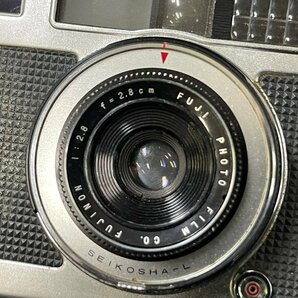 KF0604-34I ゆうパック着払い FUJICA Half 1:2.8 f=2.8㎝ フジカ レンジファインダー フィルムカメラ 光学機器の画像9