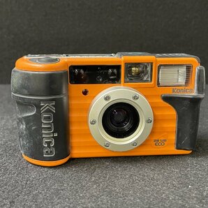 KF0604-45I ゆうパック着払い Konica 現場監督 WB 35WB ECO  コンパクトカメラ コニカ オレンジ フィルムカメラ 光学機器の画像2