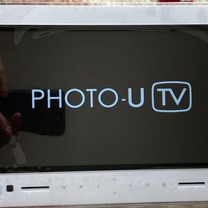 PHOTO-U TV ZTS12SWA ポータブルテレビ 充電式 防水 フォトフレームの画像2