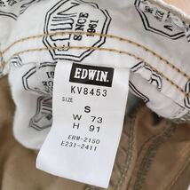 EDWIN メンズS～M 6分丈 パンツ ワークパンツ ブラウン ベージュ カーキ_画像8