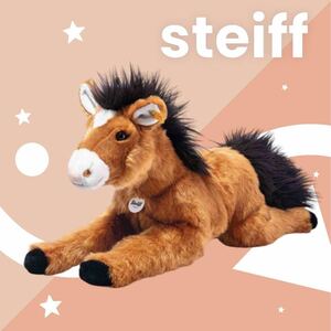 【新品】 シュタイフ ウマ 45cm ファーストトイ ぬいぐるみ 誕生日プレゼント steiff こどもの日 出産祝い 人形　　ギフト